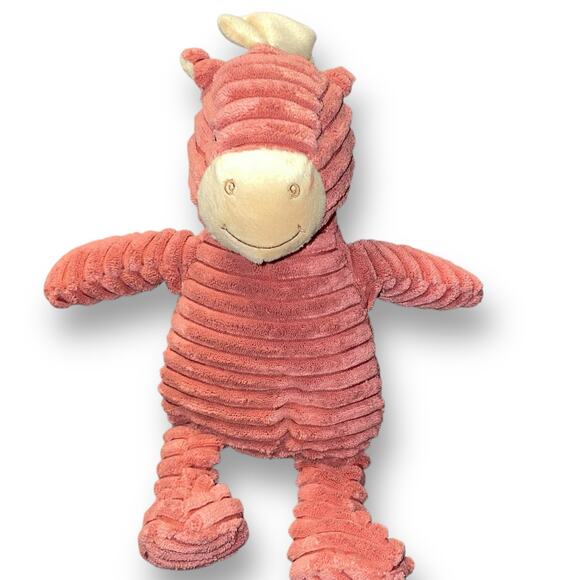 Unipak Plush Horse Kordy Corduroy Ribbed Stuffed Animal Nursery Rosy Gift 13” - Picture 4 of 8